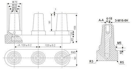 中国福一开电气 10KV套管座的生产与应用